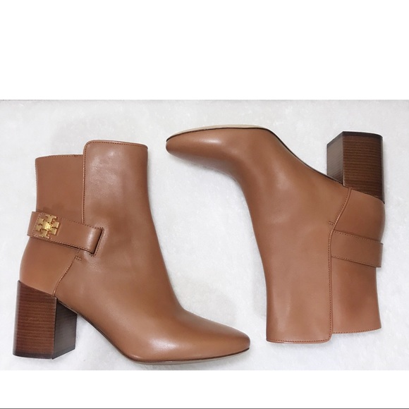 ⚡️SOLD⚡️Tory Burch Ankle Boots Leather Booties New - Picture 3 of 16